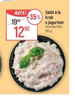 Salát á la krab s jogurtem