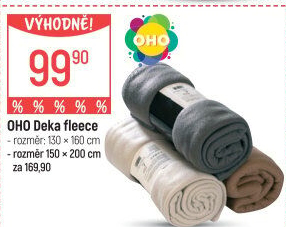 Deka fleecová OHO