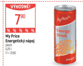 Energetický nápoj My Price