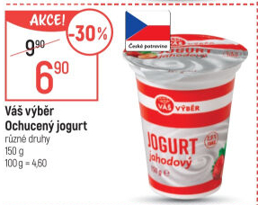 Jogurt krémový ochucený Váš Výběr