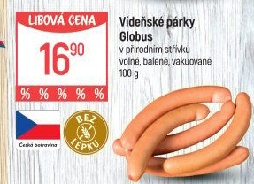 Párky vídeňské Globus
