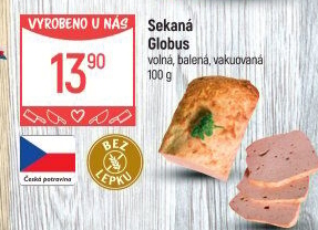 Sekaná masová Globus