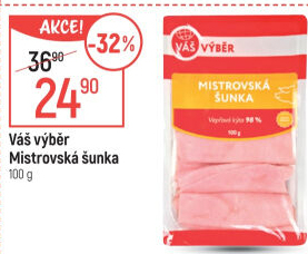 Šunka dušená Mistrovská Váš Výběr