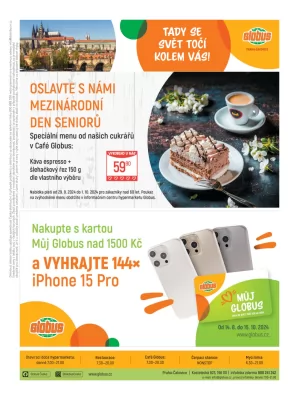 akční leták Globus 25.9.2024-1.10.2024