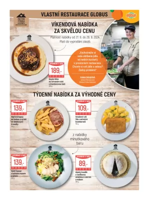 akční leták Globus 25.9.2024-1.10.2024