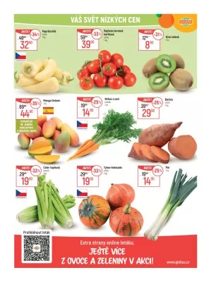 akční leták Globus 25.9.2024-1.10.2024