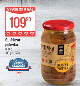 Gulášová polévka Globus