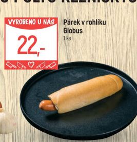 Párek v rohlíku Globus