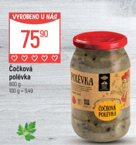 Polévka čočková Globus