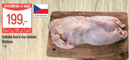 Selské kuře na roládu Globus