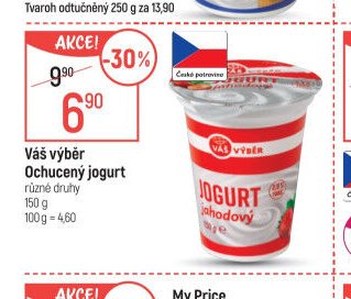 Váš výběr Ochucený jogurt 150 g