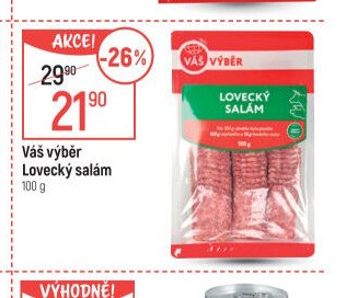 Váš výběr Lovecký salám 100 g