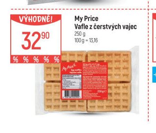 My Price Vafle z čerstvých vajec 250 g