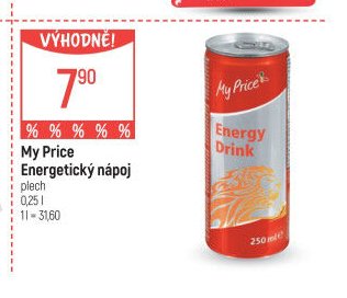 My Price Energetický nápoj 0,25 l