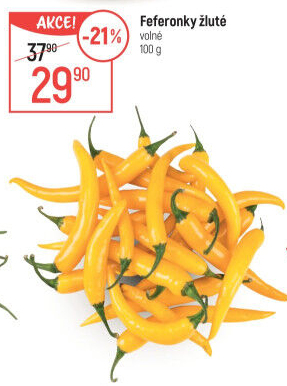 Feferonky žluté