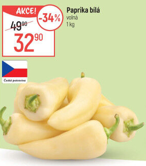 Paprika bílá