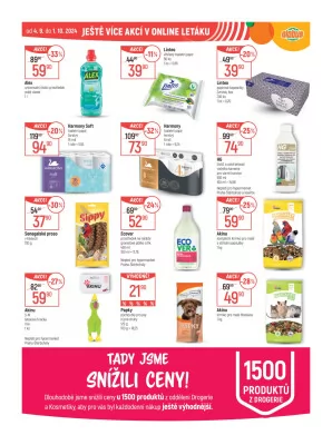 akční leták Globus 25.9.2024-1.10.2024