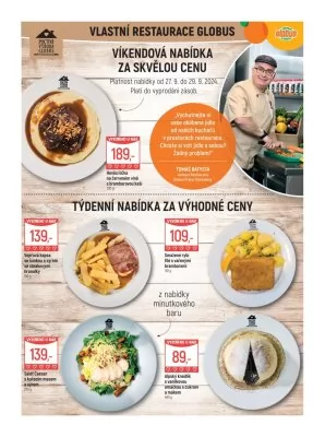akční leták Globus 25.9.2024-1.10.2024