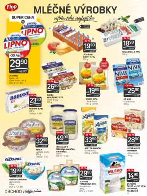akční leták FLOP TOP 25.9.2024-1.10.2024