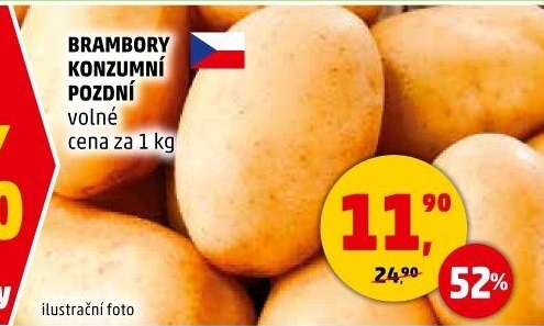Brambory konzumní pozdní
