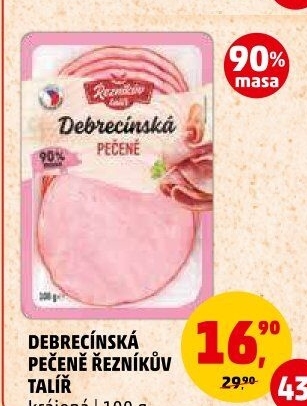 Debrecínská pečeně Řezníkův talíř