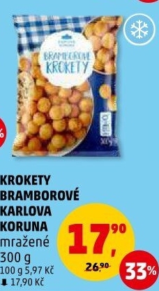 Krokety mražené Karlova Koruna
