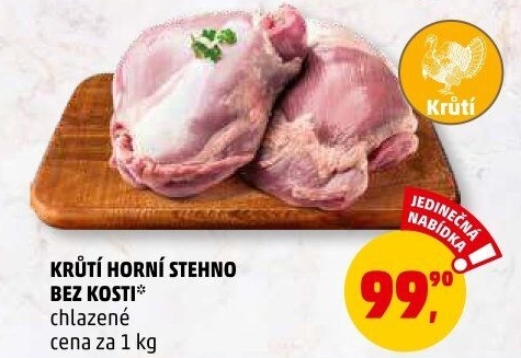 Krůtí stehno bez kosti