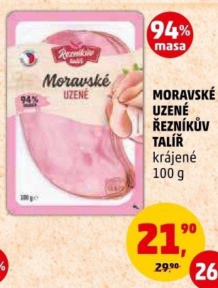 Moravské maso uzené Řezníkův talíř