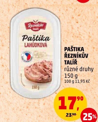 Paštika Řezníkův talíř