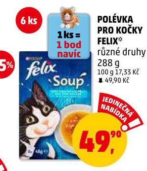 Polévka pro kočky Felix Purina