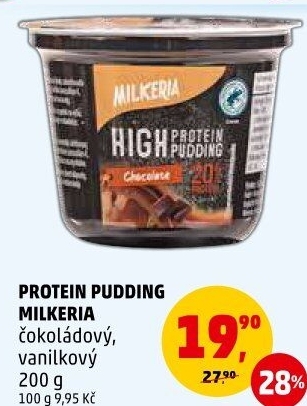 Proteinový pudink Milkeria