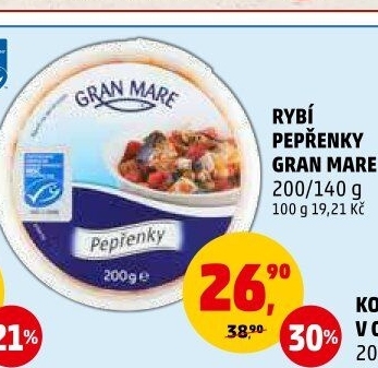Rybí pepřenky Gran Mare