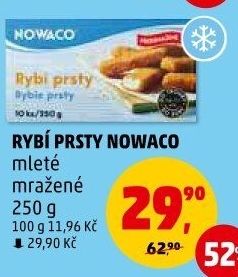 Rybí prsty předsmažené mražené Nowaco