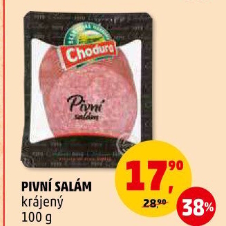 Salám pivní Beskydské uzeniny Chodura