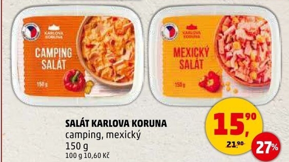 Salát camping Karlova Koruna