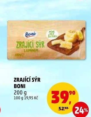Sýr zrající s kmínem Boni