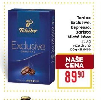 Tchibo Exclusive, Espresso, Barista Mletá káva 250 g