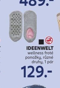 IDEENWELT wellness froté ponožky, různé druhy, 1 pár