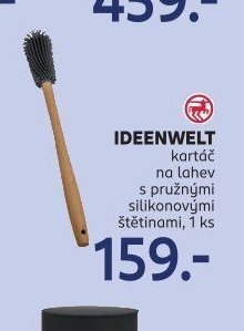 IDEENWELT kartáč na lahev s pružnými silikonovými štětinami, 1 ks
