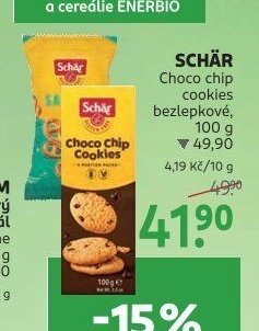 SCHÄR Choco chip cookies