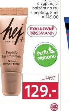 Balzám na rty Hej Organic