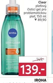 Čisticí pleťový gel Derma Skin Clear Nivea