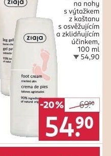 Gel na nohy Ziaja