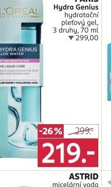 Gel pleťový Hydra Genius L'