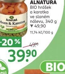 Hrášek s karotkou bio Alnatura