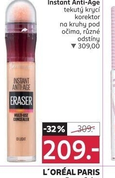 Korektor na kruhy pod očima Instant Anti-Age Eraser Eye Maybelline