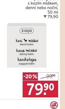 Krém pleťový kozí Ziaja