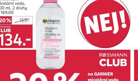 Micelární voda Garnier
