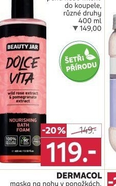 Mléko do koupele Beauty Jar