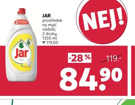 Prostředek na nádobí Jar